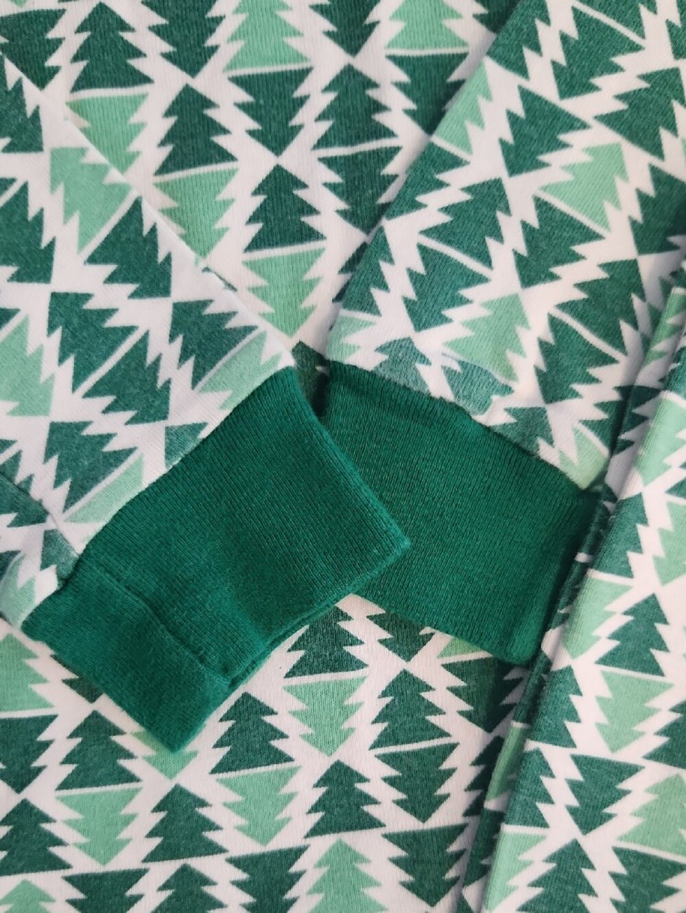 Carter's Green Patterned Tree-Print Pajama Set - Picture 3 of 5